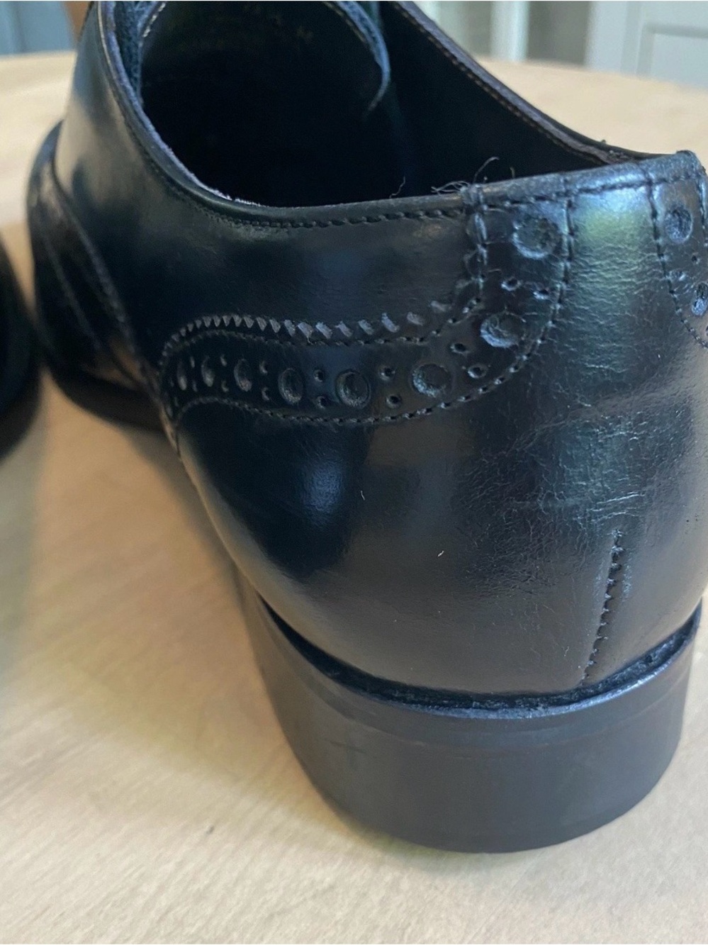 To Boot New York Adam Derrick Mens Black Wingtip Oxford Dress Shoes Italy 11.5 - Picture 9 of 11